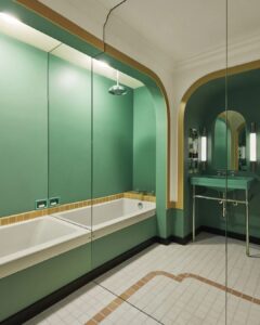 Room 237 bathroom by Charlap Hyman & Herrero